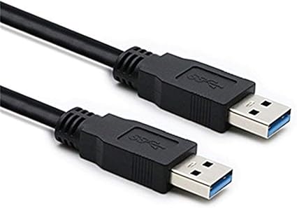 Amazon Co Jp Usb 3 0 ケーブル タイプa タイプa オス オス 0 6m 金属コネクタ搭載 データライン ノートクーラー用 2フィー ブラック パソコン 周辺機器