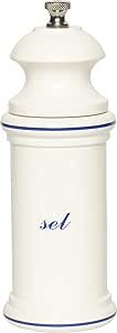 Fletchers' Mill Macinapepe Provencal Collection 15 Cm - Bianco Con Meccanismo Regolabile E Blocco - Prodotto In USA