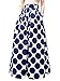 CHOiES record your inspired fashion Women's White Contrast Polka Dot Print Maxi Skirt 12