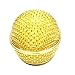 (E21) Microphone Mesh Grille For Shure SM58 Microphone,Gold Plated USA