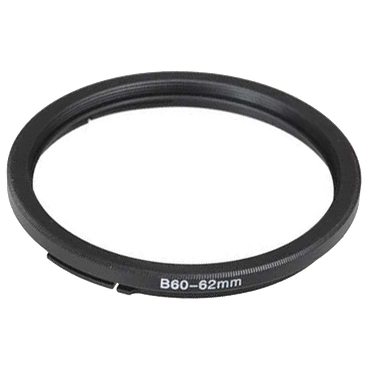 Fotodiox Hasselblad Bayonet 60 B60-62mm Step Ring, Anodized Black Metal Filter Adapter Ring