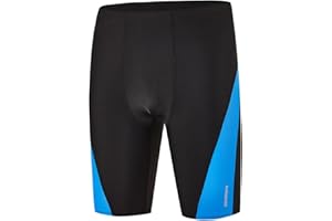 DEVOROPA Boys' Swim Jammers Youth Competitive Swim Team Suit Quick Dry Athletic Swimming Shorts UPF 50+