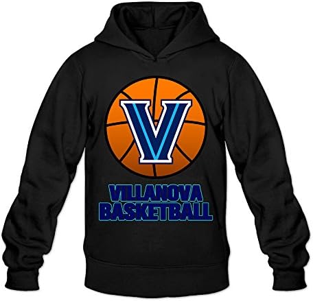 RABBEAT Men's Sweater Villanova University Basketball Size L Black