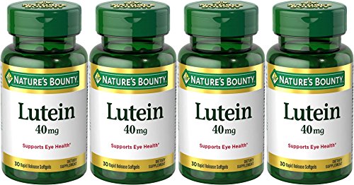 Nature s bounty lutein 40 mg, 30-count , pack of 4