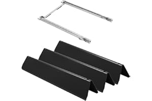 GRILLFLAME Spirit E-210 7635 Flavorizer Bars 69785 Burner Grill Replacement Parts for Weber Spirit and Spirit II 200 Series E-210 S-210 E-220 S-220 ii E-210 II S-210 II E-220 II S-220 Spirit 2 GS4 Grill Parts