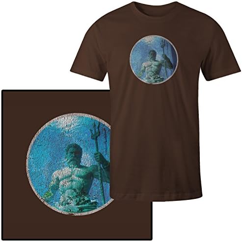 Poseidon Greek Mythology Statue Under Water T-Shirt