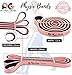Physix Gear Workout Bands for Pullups Set, Pull Up Resistance Bands Set, Long Bands for Workout and Exercise Bands Pull Ups, Pull Ups Resistance Bands, Calisthenics, Pink (10lbs-25 Lbs), 82in (208cm)