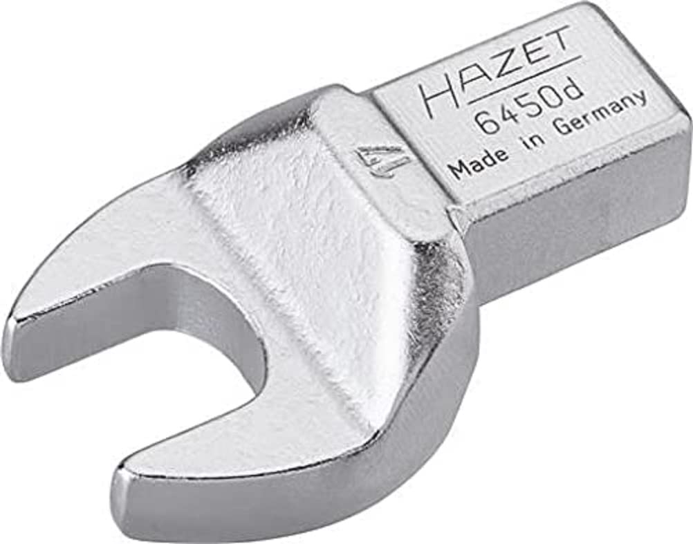 HAZET 6450D-17 58.5 mm Hexagon Profile Insert Open-End Wrench - Chrome-Plated