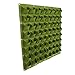 Yosoo 64 Pockets Planting Bags Wall Hanging Gardening Planter Outdoor Indoor Vertical Greening Grow Bags Flower Growing Container, Greenthumb 3