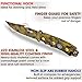 Yes4All Hunting Survival Fixed Blade Knife / Tactical Knife with Sheath – Full Tang Camping Knife Set – Hunting Dagger Knife / Tactical Dagger – H266B
