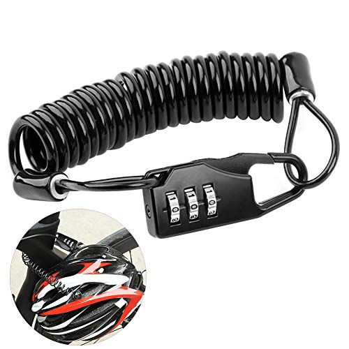 Suzanne.XY Motorhelm Lock Hangslot met Anti-diefstal 4 Cijfer Combinatie Wachtwoord Draagbare Bike Motorhelm - Image 3