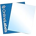 8.5 x 11 White Gloss Sticker Paper (Inkjet Printers Only) - 1000 Sheets - Full Sheet Labels - OnlineLabels