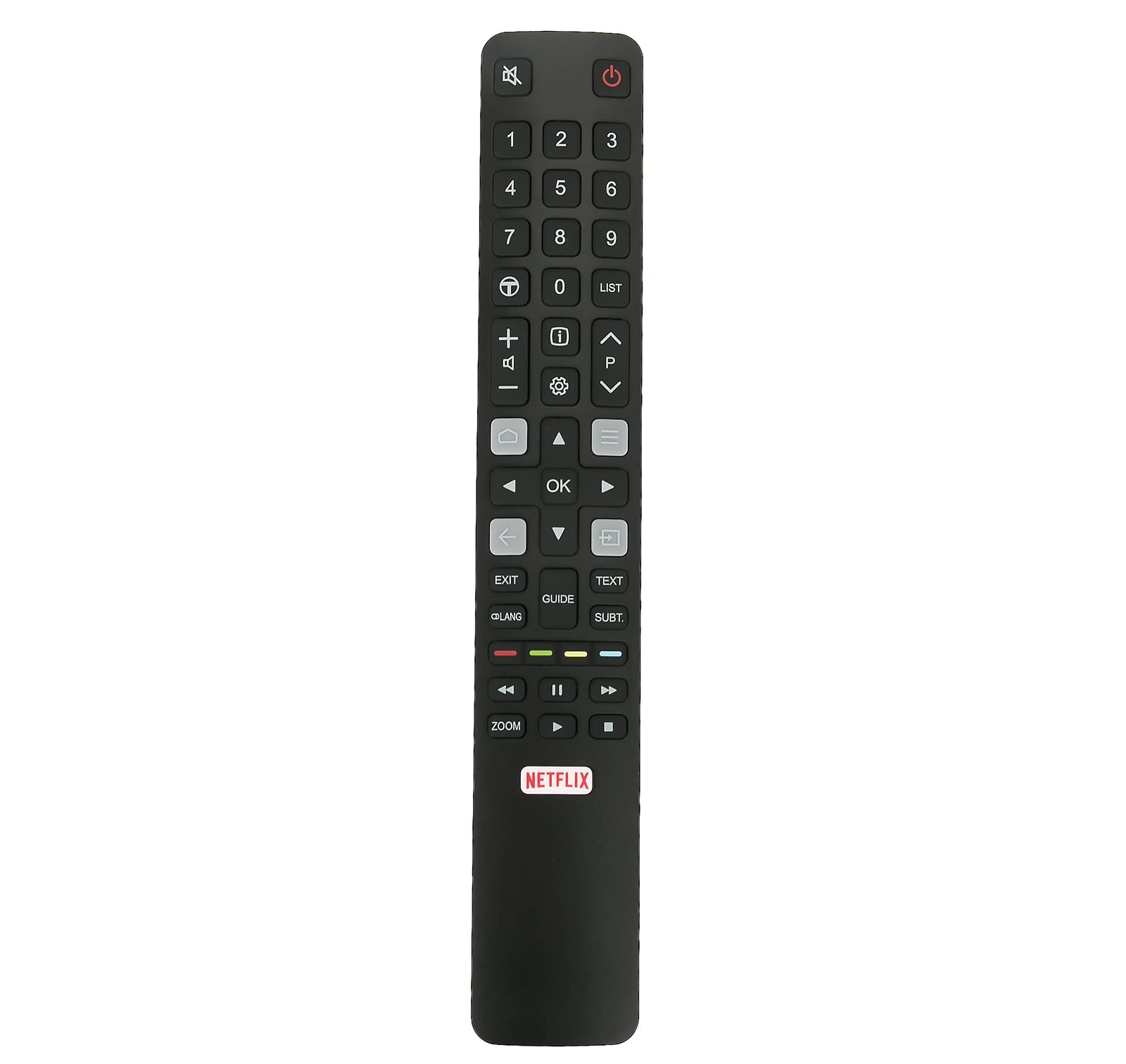 VINABTY Replaced Remote Fit for TCL TV 43S6800FS 49S6800FS 55DC760 75P618 55QLED800 50QLED800 U49C7006 U75C7006 U65C7006 XESS X2 55EP640 50EP640 65EP640 65P815 50P815 55P815 65X815 55X815 55EP680