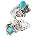 Turquoise Skies TSKIES Sterling Silver Natural Turquoise Adjustable Ring