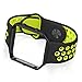 UMTELE for Fitbit Blaze Bands, Sport Silicone Replacement Strap with Black Frame for Fitbit Blaze Smart Fitness Watch Black/Yellow