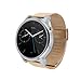 Moto 360 2 Watch Replacement Band (2nd Gen, 42mm 2015 WOMEN'S), DAYJOY Premium Stainless Steel Watch Strap Adjustbable Bracelet Milanese Band for Moto 360 2 Smart Watch (16MM ROSE GOLD)