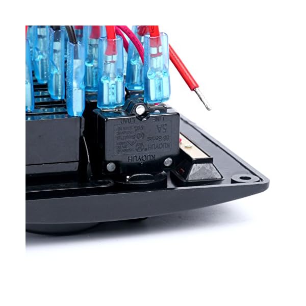 Amarine-made-8-Gang-Red-LED-Indicators-Rocker-Circuit-Breaker-Waterproof-Marine-Boat-Rv-Switch-Panel-PN-CB8-R