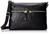 Fossil Erin Crossbody, Black, One Size