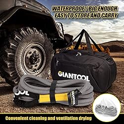 GIANTOOL Kinetic Recovery Rope, 7/8" x30ft