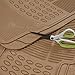 BDK Heavy Duty Rubber Floor Mats - Universal for Car Truck SUV - Full 3pc Set in Beige