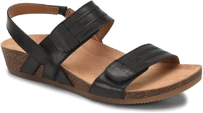 Amazon.com | Comfortiva Gevira Leather Sandal, 6 | Sandals
