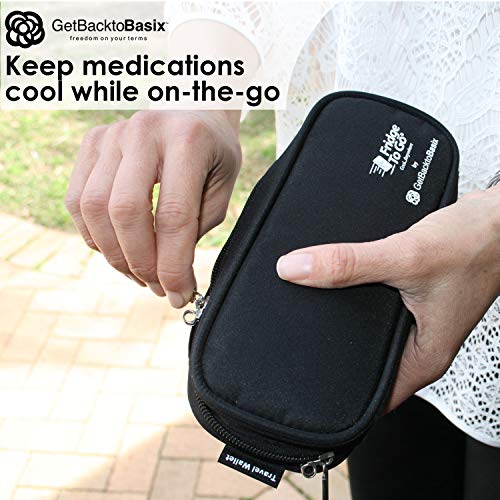 Fridgetogo Insulin Cooler Travel Case Bag Small Portable Storage