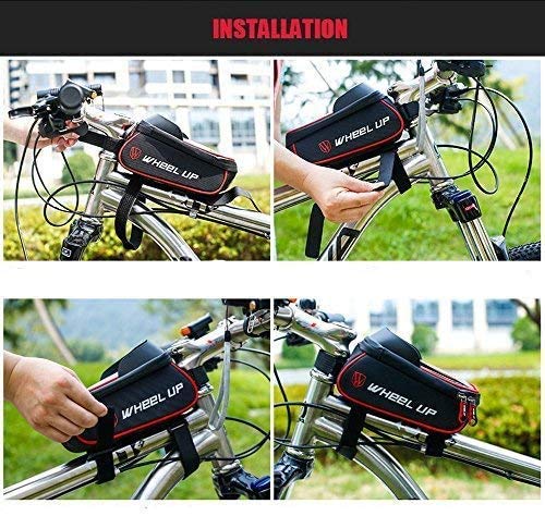 JeeLet Borsa Telaio Bici Impermeabile Borsa Bicicletta Manubrio Touch Screen Supporto Mobile 6.0 Pollici (1)