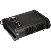 Caframo True North Heater. Low Profile, Quiet, Powerful Heater for Work and Home. Black