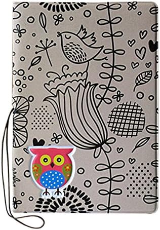 World Map Passport Cover for Travel 3D Passport Holder (Owl)