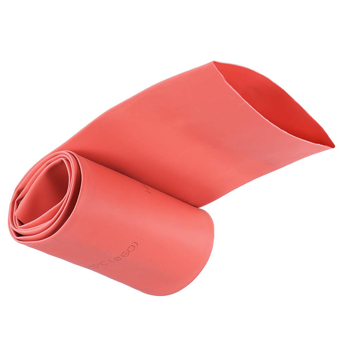 Unifizz Heat Shrink Tubing 60mm Dia 98mm Flat Width 2:1 Ratio Shrinkable Tube Cable Sleeve 1m - Red