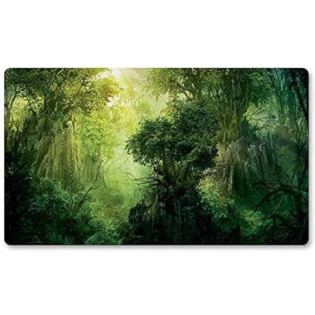 Green-Mana-Forest - Brettspiel MTG Spielmatte Tischmatte Spielmatte Spielmatte Spielmatte Spielmatte Spielmatte für Yugioh Po