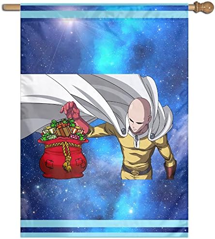 Yex Decorative Garden Flag Saitama And Christmas House Party Sports Game Banner One Size