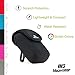 MegaGear Olympus Tough TG-6, TG-5, TG-4, TG-870, TG-860 Ultra Light Neoprene Camera Case, with Carabiner - Black (Model: MG794)