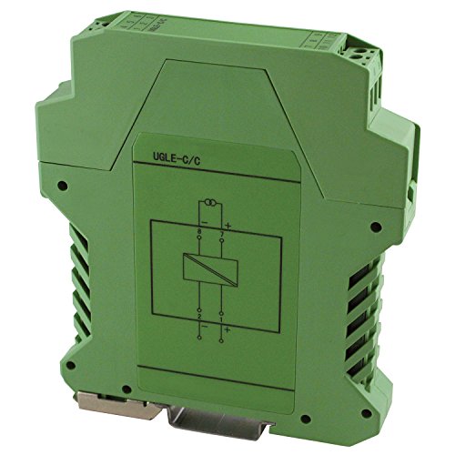 ASI ASI451129 Single Channel Loop Powered Analog Signal Isolator Transmitter, DIN Rail Mount, 4-20 mA Input, 4-20 mA Output