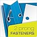 Oxford Clear Front Report Covers, Light Blue, Letter Size, 25 per Box (55801)