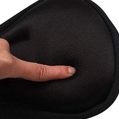 Weite Premium Silicone Padded Bike Seat - Extra Soft Gel Bicycle Seat - Breathable Bike Saddle Cushion with Water&Dust Resistant Cover - Fit Most Bikes (B) - Thumbnail 5