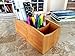 Natural Bamboo Organizer | Kitchen Counter Utensil Storage | Home Office Stationery Desk Caddy | Living Room Table Accessory Remote Holder by Splash Soup