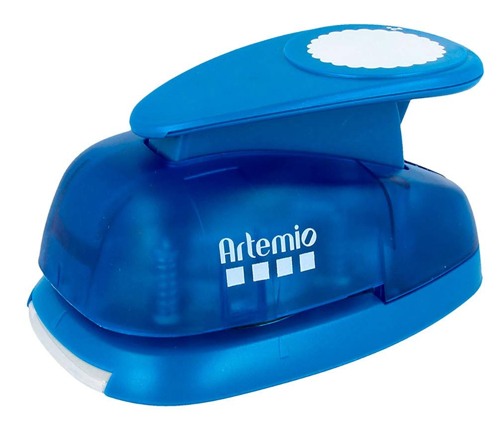 Artemio 5 cm Giant Circle Rosette Lever Punch, Blue