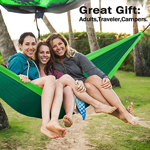 Uplift Double Camping Hammock,Portable Lightweight Heavy Duty Parachute