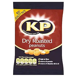 KP Dry Roasted Peanuts (100g) - Pack of 6
