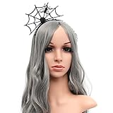 Ivysan Halloween Spider Web Hair Hoop Cosplay Headdress Devil Headband