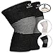 Smalets Brace Compression Knee Support Sleeves (1 Pair) -Powerful Joint Protection for Cross Training, Weightlifting, Running & More Black, L