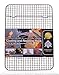 KITCHENATICS 100% Stainless Steel Wire Cooling and Roasting Rack Fits Small Quarter Sheet Size Baking Pan, Oven Safe, Commercial Quality, Heavy Duty for Cooking, Roasting, Drying, Grilling (8.5"X12") primary