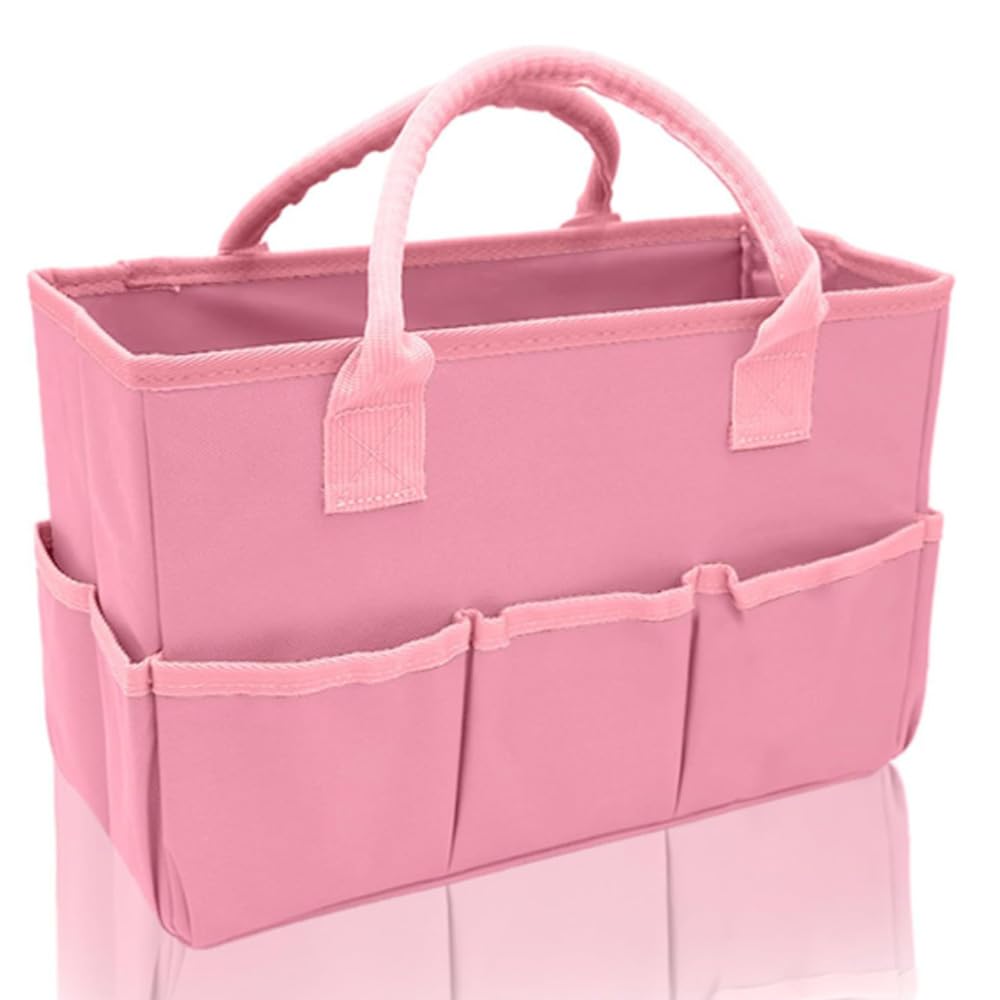 DZOZO Desktop File Folder Tote Organizer Art Craft Storage Bag Foldable Gardening Tool Bag Teacher Office Supplies Tote Bag Art Organizer Craft Tote Bag