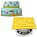 Mity rain Jungle Safari Animal Fondant Mold - 3D Lace Zoo Silicone Embossing Mold for Candy Chocolate Gumpastes Cake Cupcake Decoration