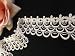 2 Yards, Venise Lace Trim, Delicate Raindrop Design, Ivory, 1.5" Inches