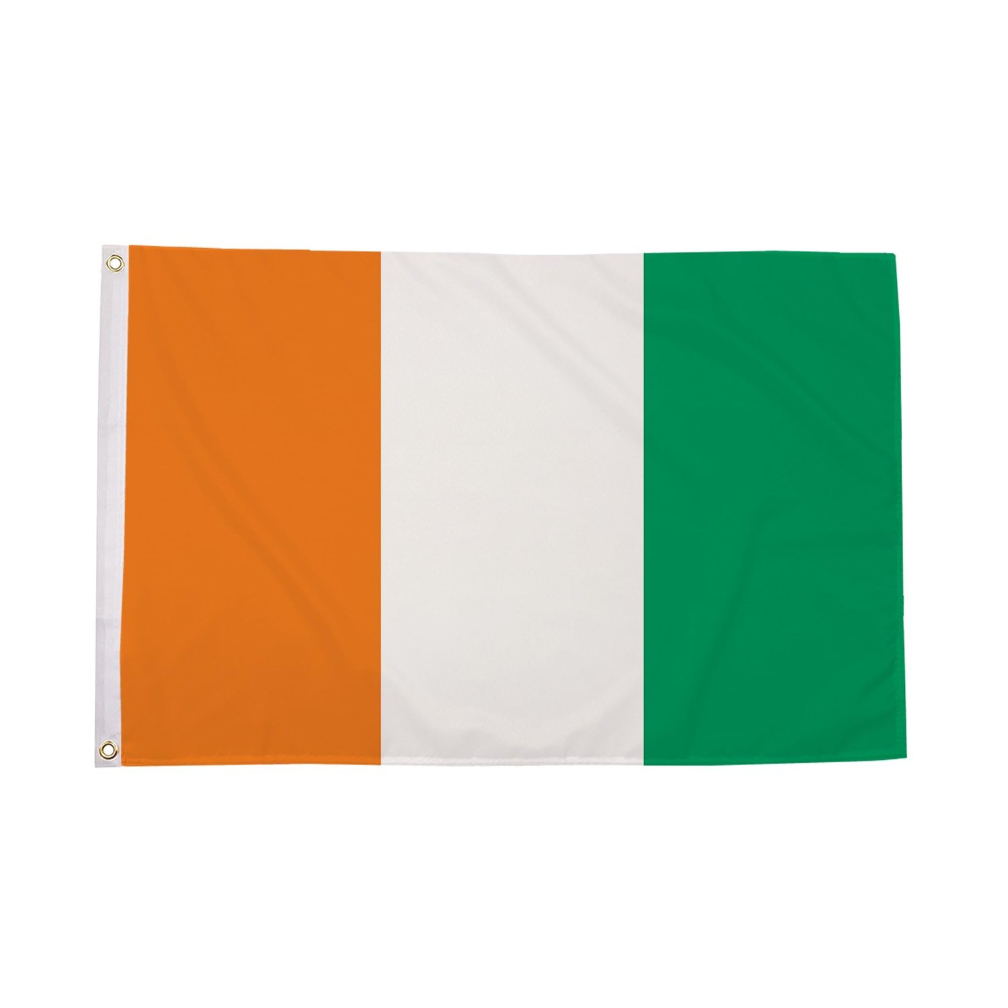 Flagtex Ivory Coast Large Flag 8ft x 5ft Premium African National Flag Orange White Green Stripes Fade Resistant Polyester Double Stitched Reinforced 240cm x 150cm Outdoor Banner Display