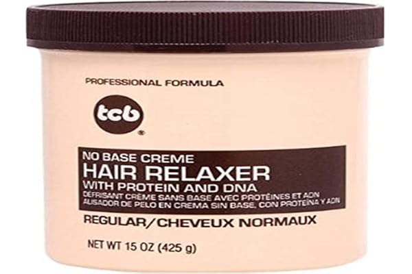 Tcb Hair Relaxer No Base Creme 15oz. Regular Jar