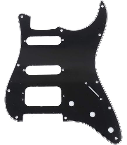 Amazon.com: Musiclily HSS 11 Hole Strat Pickguard ST Guitar