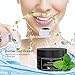 Activated Teeth Whitening Charcoal Powder Anjou 4 oz Natural Coconut Tooth Stain Remover, Non Abrasive, Vegan, Mint Flavored